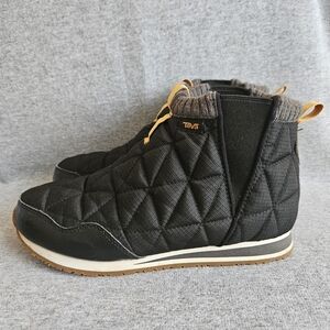 Teva Women's ReEmber Mid Black / Birch Slip On Ankle Boots 1123431 Size 9